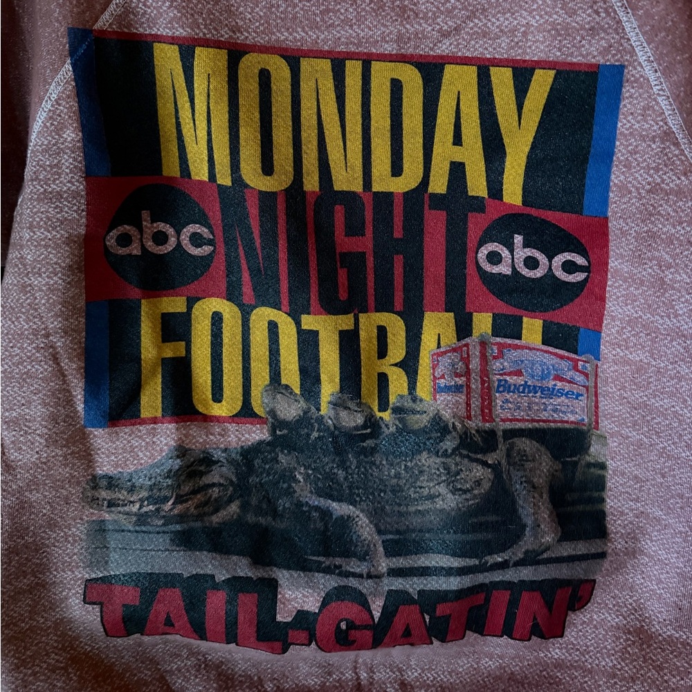 Tultex Red Heather ABC Monday Night Football Crewneck